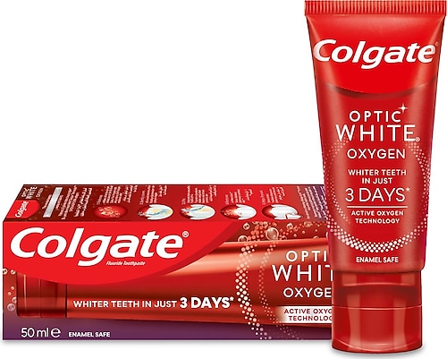 Colgate Optic White Oxygen Beyazlatıcı Florürlü Diş Macunu 50 ml
