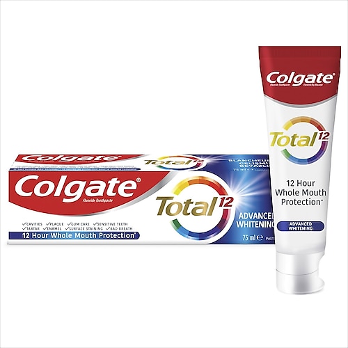 Colgate Total Gelişmiş Beyazlık Florürlü Diş Macunu 75 ml