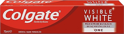 Colgate Visible White Maksimum Beyazlık Florürlü Diş Macunu 75 ml