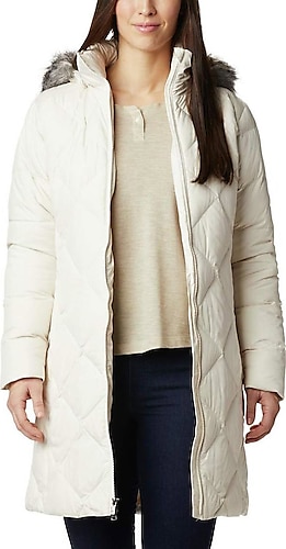 Columbia Icy Heights II Mid Kapüşonlu Kürklü Kadın Şişme Mont