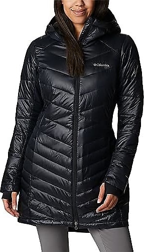 Columbia Joy Peak Mid WK8569-010 Kapüşonlu Siyah Kadın Şişme Mont