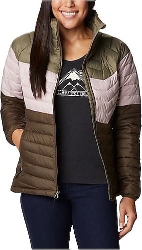 Columbia Powder Lite Blocked WK3375 Kadın Şişme Mont