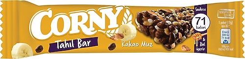 Corny Kakao ve Muz 17 gr Tahıl Bar