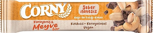 Corny Kuruyemiş & Meyve Bar Kaju Yer Fıstığı Kakao 35 gr