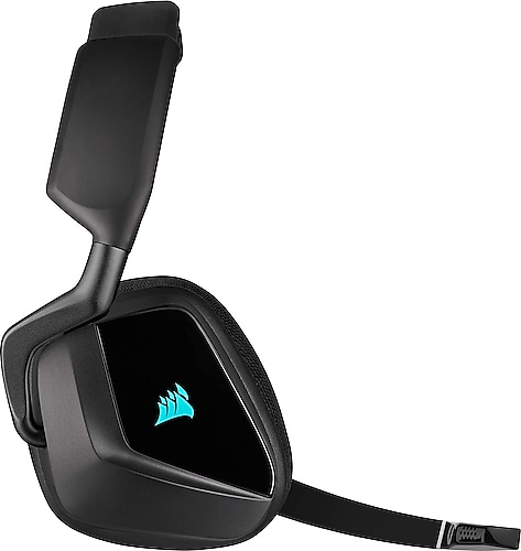 Corsair Void RGB Elite Wireless Premium 7.1 CA-9011201-EU Mikrofonlu Kulak Üstü Oyuncu Kulaklığı Siyah