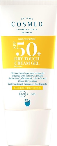 Cosmed Sun Essential Dry Touch 50 Faktör Jel Güneş Kremi 40 ml