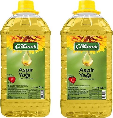 Çotanak Aspir Yağı 5 lt 2'li