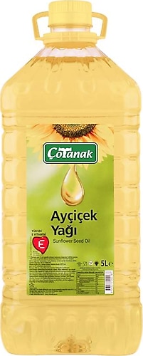 Çotanak Ayçiçek Yağı 5 lt Pet