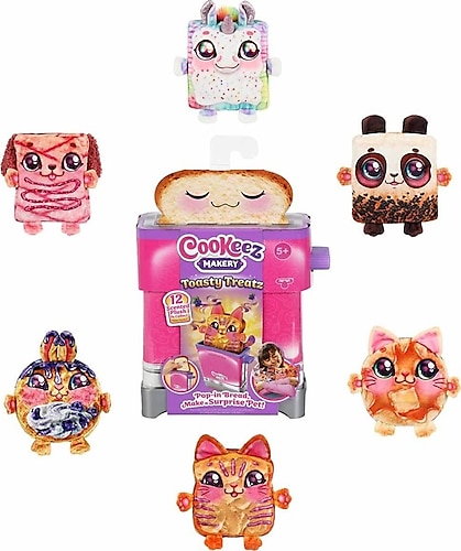 CPU ELEKTRONİK NessiWorld CKE01000 Cookeez Makery Tost Makinesi Kokulu Sürpriz Waffle Pelüş