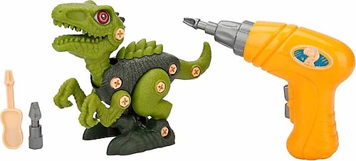 Crazoo Sök Tak Dinozor ve Hareketli Matkap Seti 03156