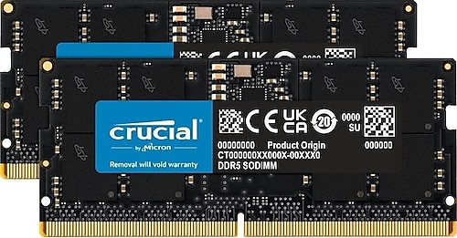 Crucial 64 GB (2x32) 4800 MHz CL40 CT2K32G48C40S5 DDR5 Ram