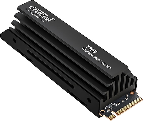 Crucial T705 CT4000T705SSD5 Soğutuculu PCI-Express 5.0 4 TB M.2 SSD