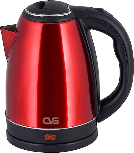 CVS DN 00011 Kırmızı 1800 W 1.8 lt Çelik Kettle