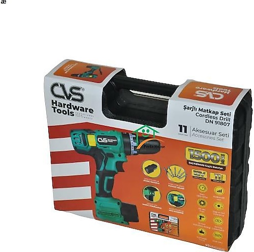 CVS DN 91807 Şarjlı Matkap Seti