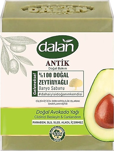 Dalan Antik Zeytinyağlı Doğal Avokado Yağı Sabun 4x150 600 gr