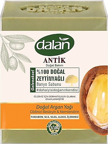 Dalan Antik Zeytiyağlı Doğal Argan Yağlı Sabun 4x150 600 gr