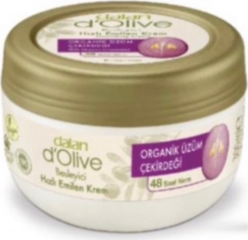 Dalan D'Olive Organik Üzüm Çekirdeği Yağı Bakım Kremi 300 ml