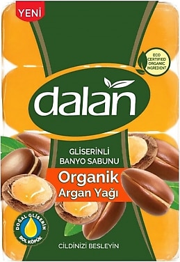 Dalan Gliserinli Organik Argan Yağlı Banyo Sabunu 4x150 gr