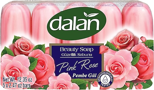 Dalan Pembe Gül Güzellik Sabunu 5x70 350 gr
