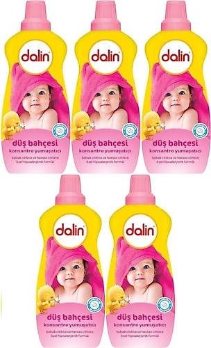 Dalin Düş Bahçesi Konsantre Çamaşır Yumuşatıcısı 1200 ml 5 Adet