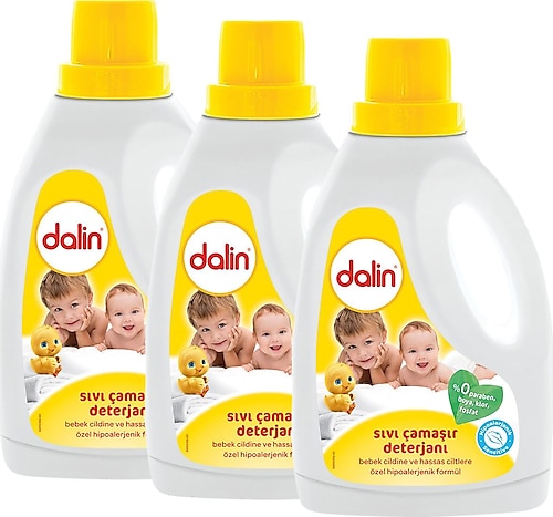 Dalin Klasik Sıvı Çamaşır Deterjanı 1500 ml 3 Adet