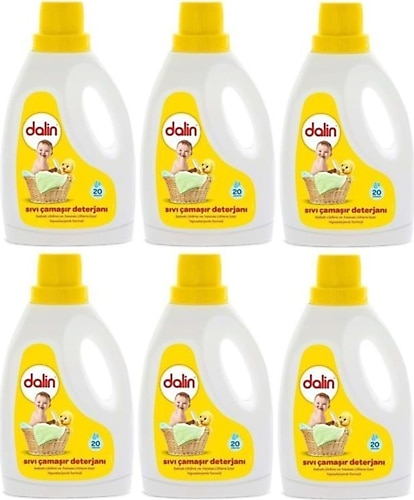 Dalin Klasik Sıvı Çamaşır Deterjanı 1500 ml 6 Adet