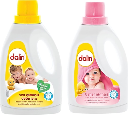 Dalin Sıvı Çamaşır Yumuşatıcısı Bahar Ninnisi 1500 ml Sıvı Çamaşır Deterjanı 1500 ml