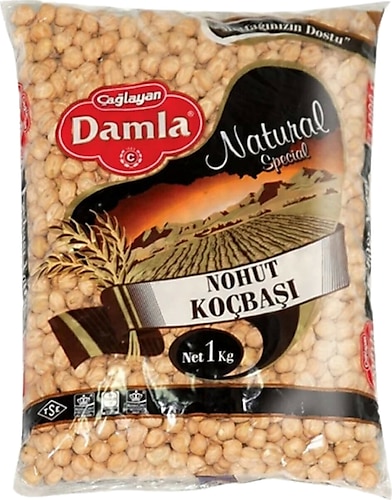 Damla Bakliyat Koçbaşı Nohut 9 mm 1 kg