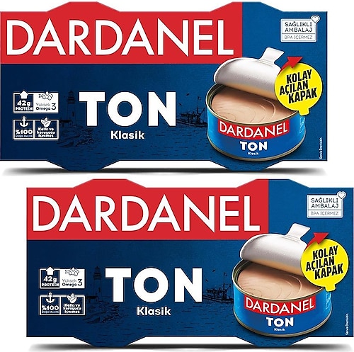 Dardanel Klasik Ton Balığı 2x140 gr 2'li