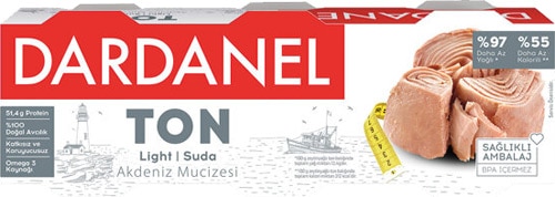 Dardanel Light Ton Balığı 3x75 gr