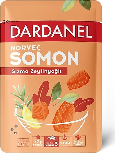 Dardanel Zeytinyağlı Poşet Somon 80 gr