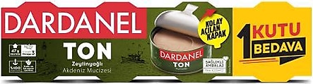 Dardanel Zeytinyağlı Ton Balığı 4x75 gr