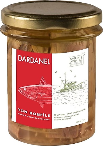 Dardanel Zeytinyağlı Ton Balığı Fileto 185 gr