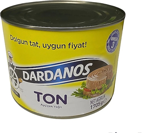 Dardanos Ayçiçek Yağlı Ton Balığı 1705 gr