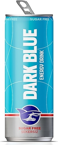 Dark Blue Sugar Free 250 ml 12'li Paket Şekersiz Enerji İçeceği
