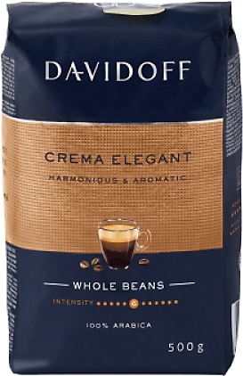DAVIDOFF ÇEKİRDEK KAHVE CREMA ELEGANT HARMONIOUS & AROMATIC 500GR