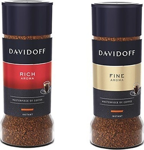 Davidoff Rich Aroma 100G + Davidoff Fine Aroma 100G 2'li Paket - 100 gr