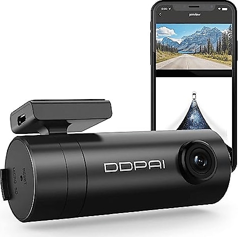DDPAİ MİNİ Akıllı Araç Kamerası 1080p 30fps Full HD 24 Saat Park Modu Çarpışma Algılama