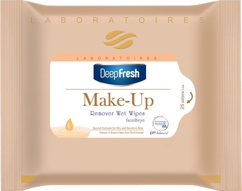 Deep Fresh Ekstra Krem Cilt ve Makyaj Temizleyici Mendil 25'li