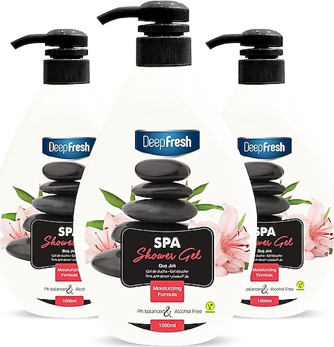 Deep Fresh Spa 1000 ml 3 Adet Duş Jeli