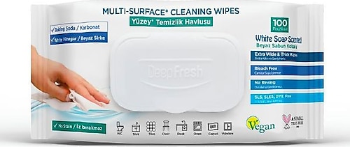 Deep Fresh Yüzey Temizlik Havlusu 100 Yaprak