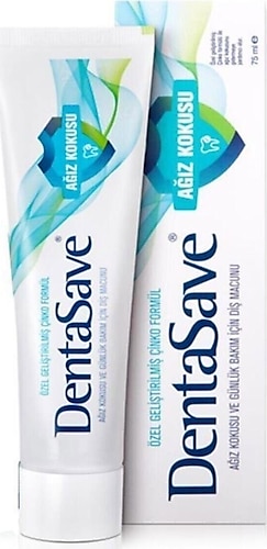 DentaSave Çinko Ağız Kokusu Önleyici Florürlü Diş Macunu 75 ml