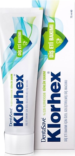DentaSave Klorhex Günlük Bakım Florürlü Diş Macunu 75 ml