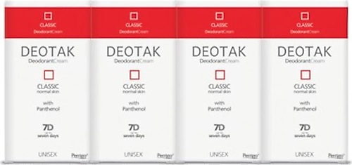 Deotak Classic Normal Cilt Krem Deodorant 35 ml 4 Adet