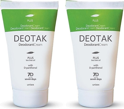 Deotak Plus Çay Ağacı Yağı Krem Deodorant 35 ml 2 Adet