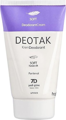 Deotak Soft Hassas Cilt Krem Deodorant 35 ml