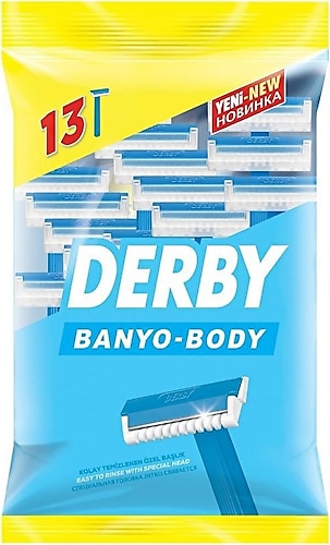 Derby Body Banyo Kullan-At Tıraş Bıçağı 13'lü