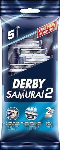 Derby Samurai 2 Bıçaklı 5'li Tıraş Bıçağı