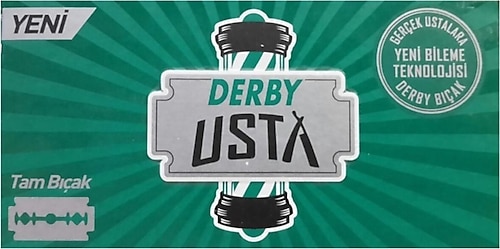 Derby Usta Tam Bıçak Ustura Jileti 100'lü