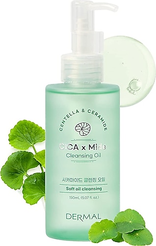 Dermal Cica X Mide Cleanser Oil Centella Asiatica ve Seramid Özlü Temizleme Yağı 150 ml